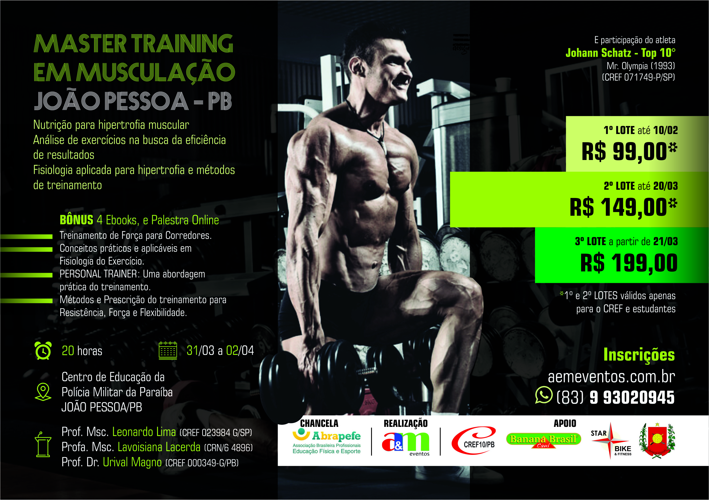 Master Training em Musculação - João Pessoa/PB