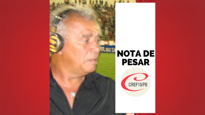Nota de Pesar: radialista e profissional de EF João de Souza
