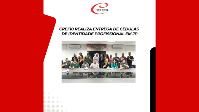 Cref10 realiza entrega de Cédulas de Identidade Profissional em João Pessoa